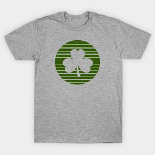 Shamrock Silhouette - Dark Green - St. Patricks Day T-Shirt